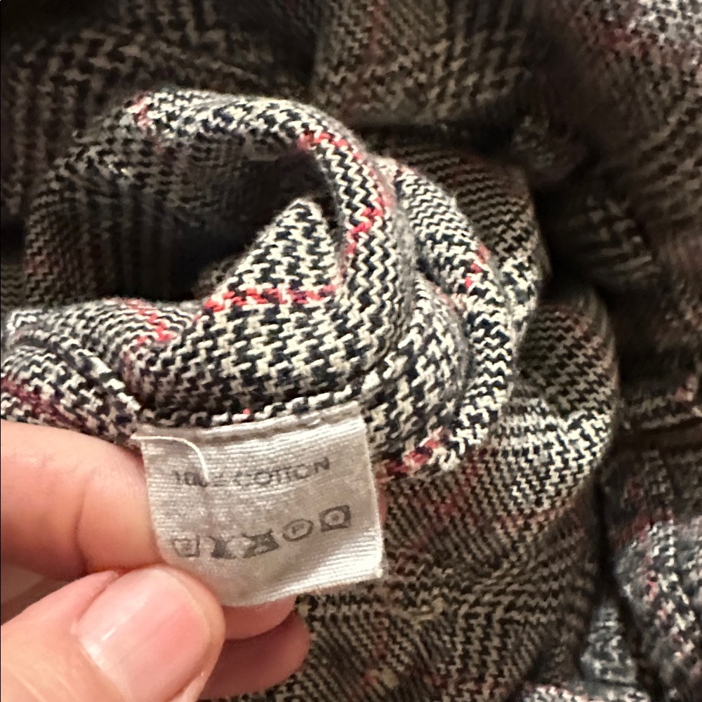 Magnolia Pearl Plaid pants with Red Accents - Picture 12 of 15